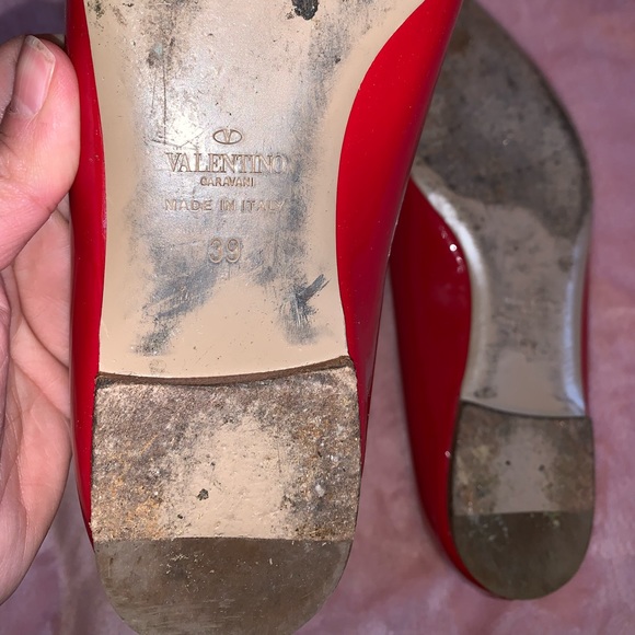 Valentino Rockstud Patent Flats size 39 - Picture 4 of 8
